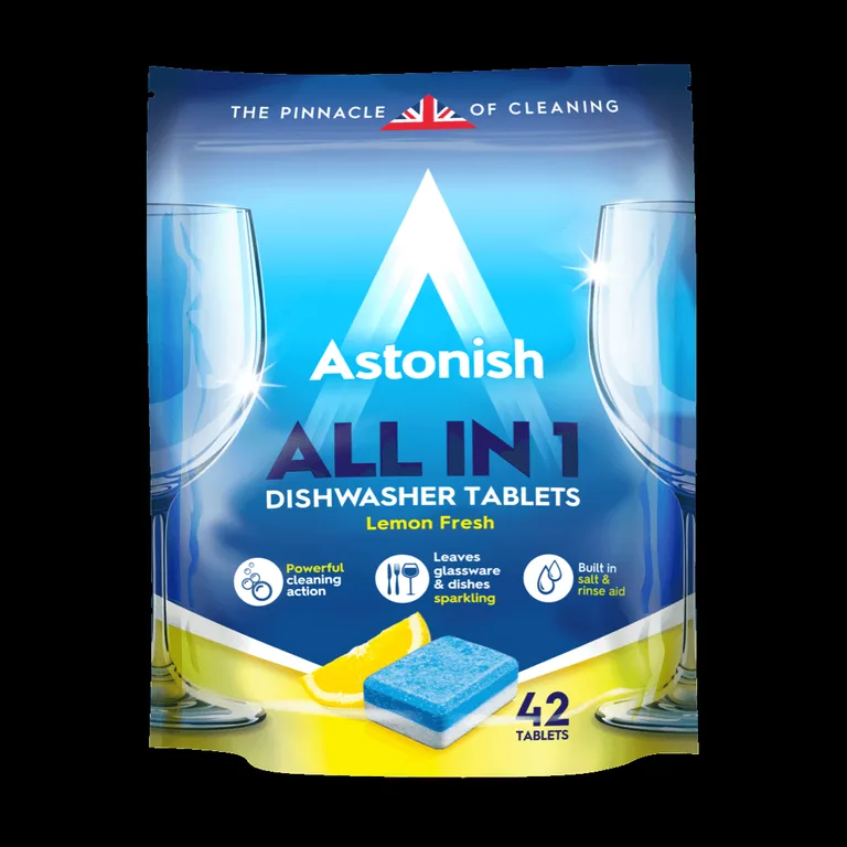 Astonish All in 1 Dishwasher Tablets Lemon Fresh