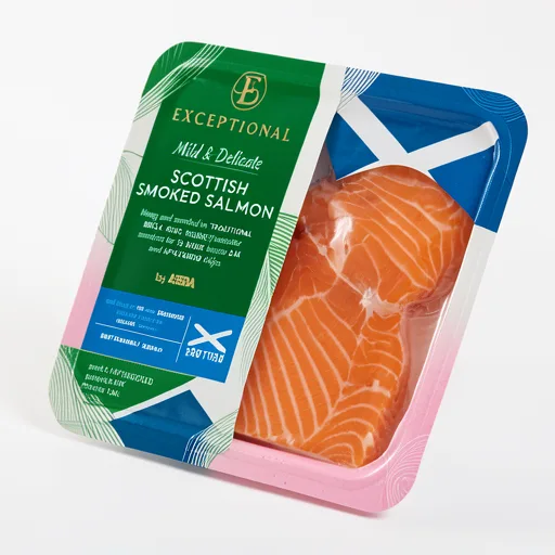 Exceptional by ASDA Exceptional by  Mild & Delicate Scottish Smoked Salmon 100g