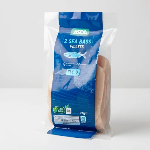 ASDA 2 Sea Bass Fillets 180g