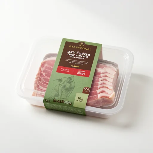 Exceptional by ASDA 8 Dry Cured Oak Smoked Back Bacon Rashers 240g