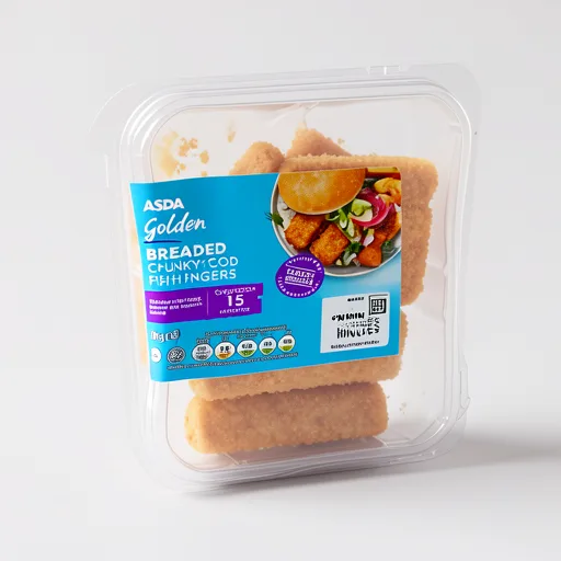 ASDA Golden Breaded Chunky Cod Fish Fingers 300g