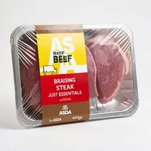 JUST ESSENTIALS by ASDA Just Essentials Beef Braising Steak 400g