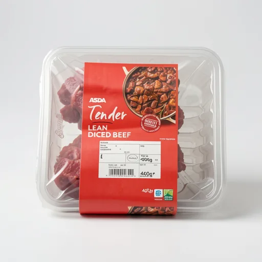 ASDA Tender Lean Diced Beef 400g