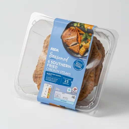 ASDA Seasoned 6 Southern Fried Chicken Steaks 750g