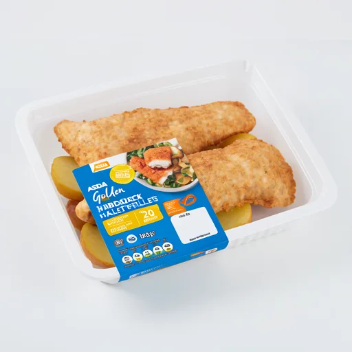 ASDA Golden 2 Breaded Haddock Fillets 300g