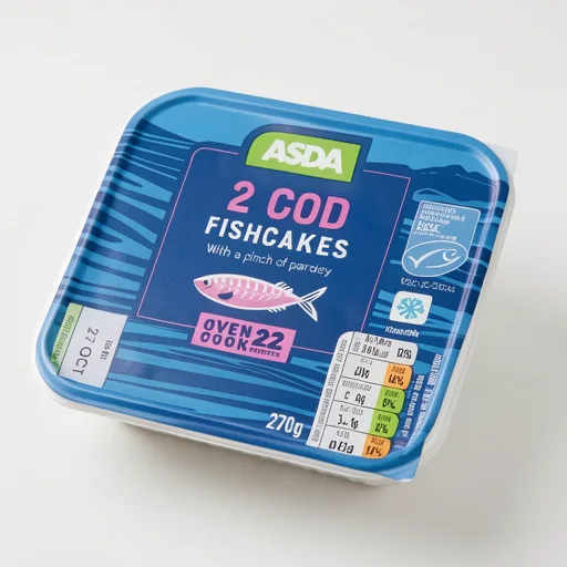 ASDA 2 Creamy Cod Fishcakes 270g