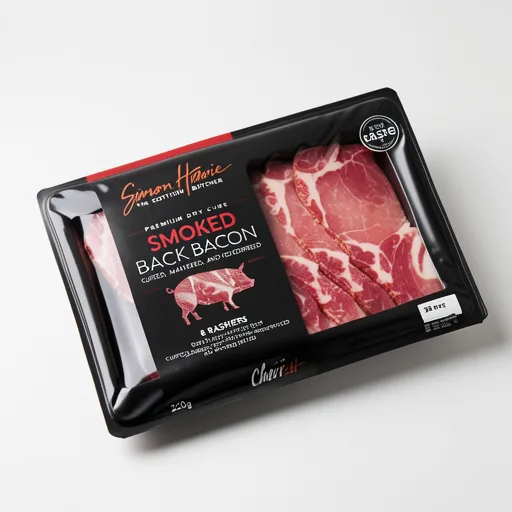 Simon Howie 8 Smoked Back Bacon Rashers 220g