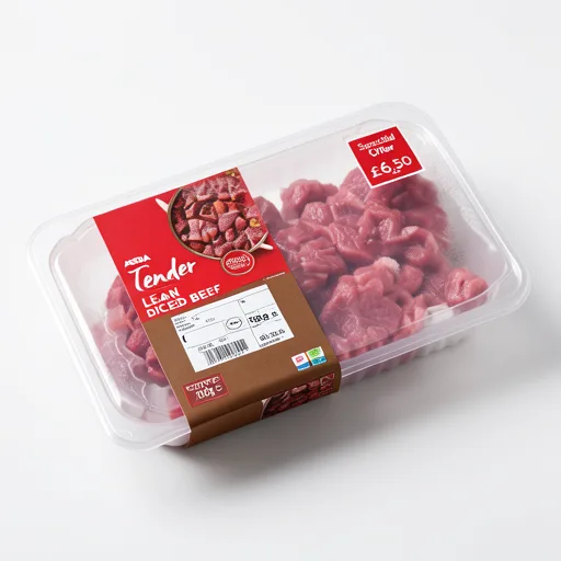 ASDA Tender Lean Diced Beef 700g