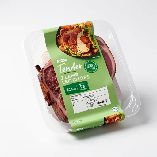 ASDA 2 Tender Lamb Leg Chops 320g