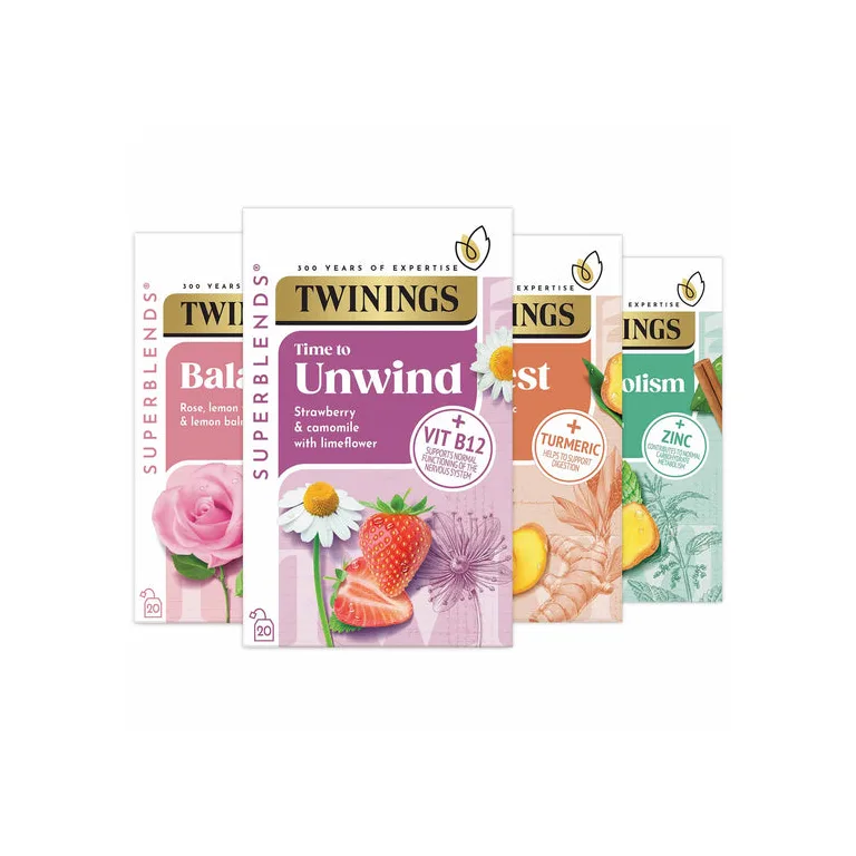 Twinings Superblends Wellbeing Collection 20 Tea Bags