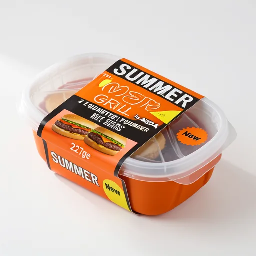 ASDA 2 Succulent Quarter Pounder Beef Burgers 227g