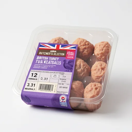 ASDA 12 Succulent Turkey Meatballs 400g