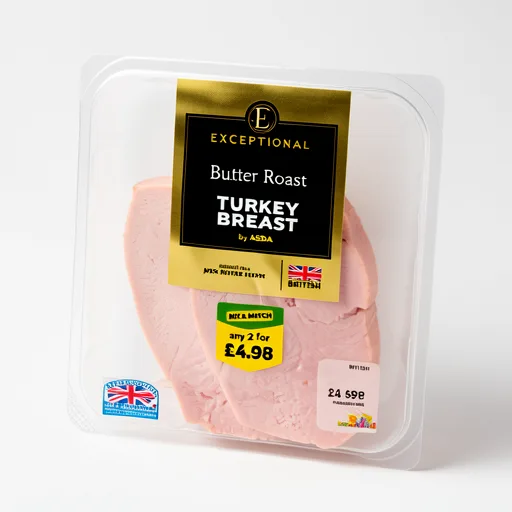 Exceptional by ASDA Butter Roast Turkey Breast 100g