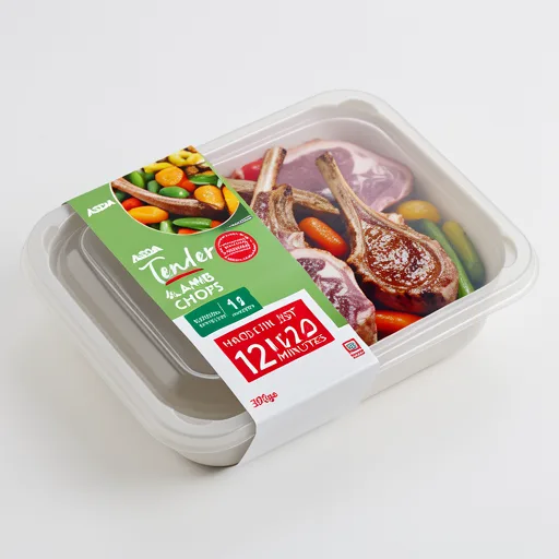 ASDA 4 Tender Lamb Chops 300g