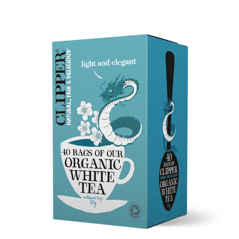 Clipper Organic Fairtrade White Tea Bags 40s