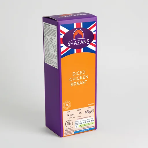 Shazans Diced Chicken Breast 450g