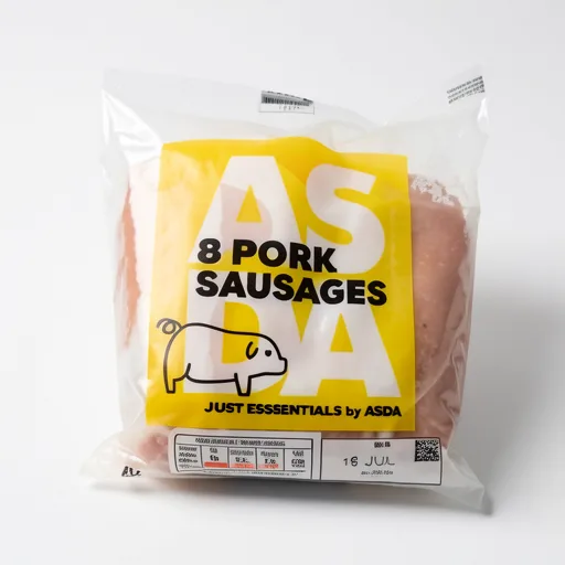 JUST ESSENTIALS by ASDA 8 Pork Sausages 454g