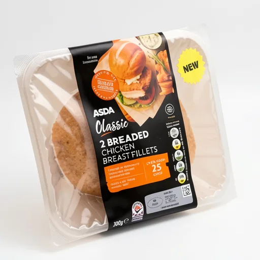 ASDA 2 Classic Breaded Chicken Breast Fillets 300g