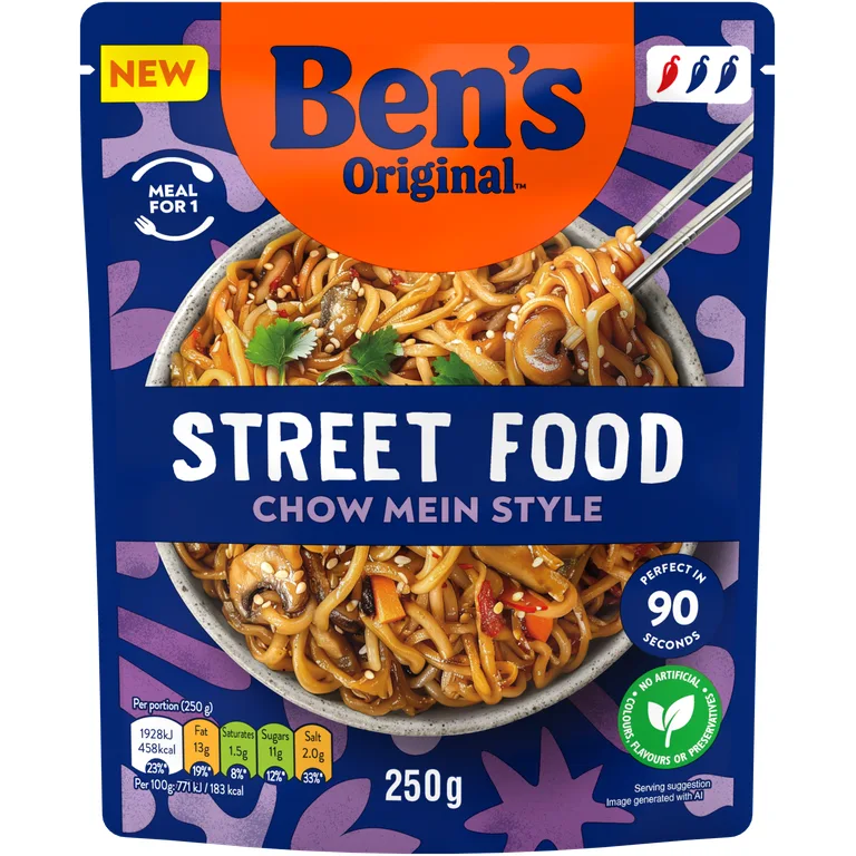 Ben's Original Street Food Chow Mein Style Noodles