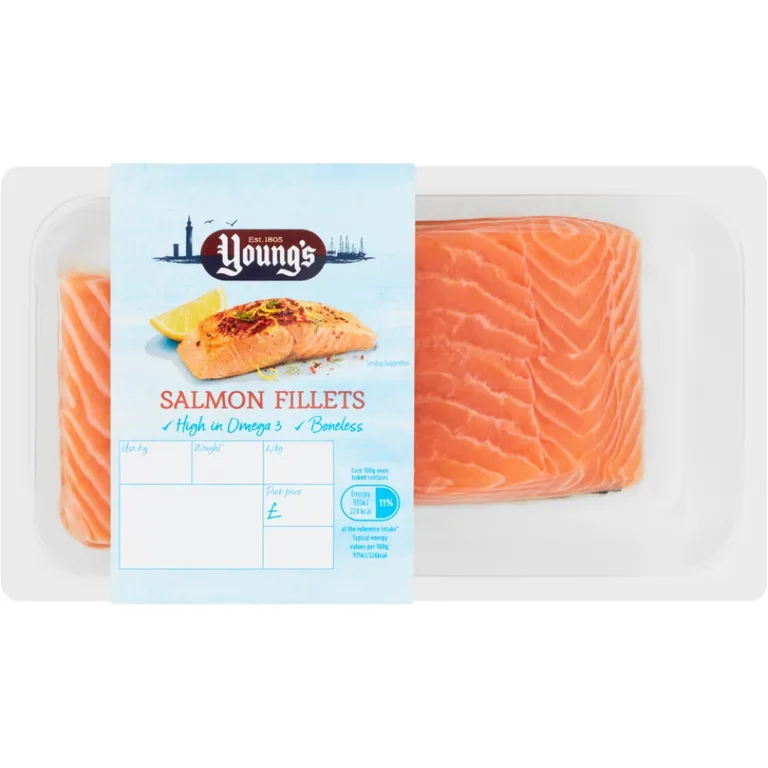 Young's 4 Salmon & Spinach Fish Cakes 540g