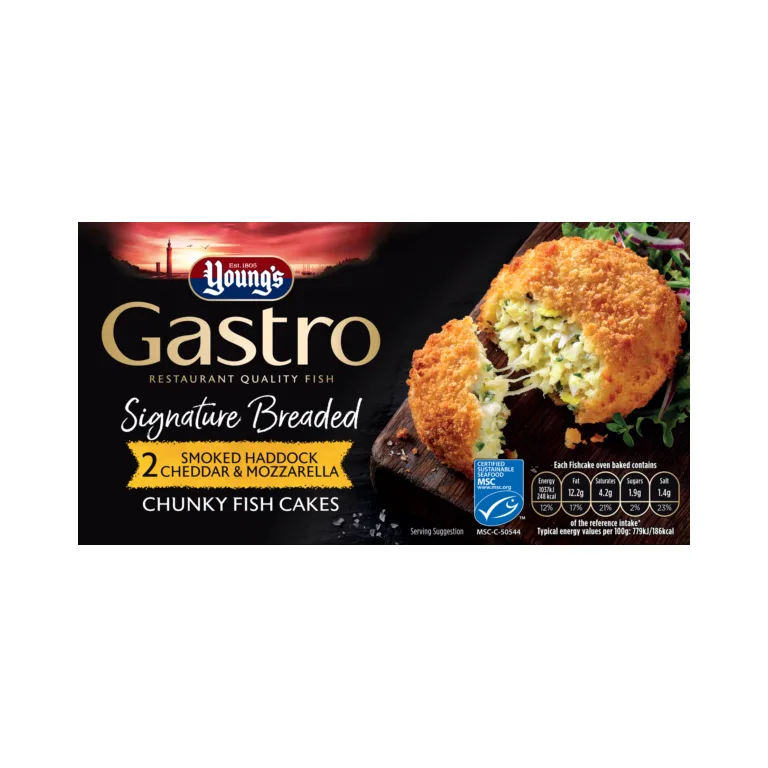 Young's 4 Smoked Haddock Fish Cakes 540g