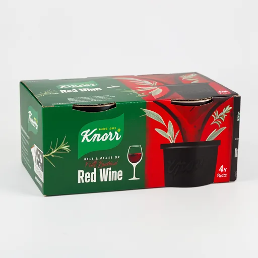 Knorr Red Wine Stock Pots 4x 26 g