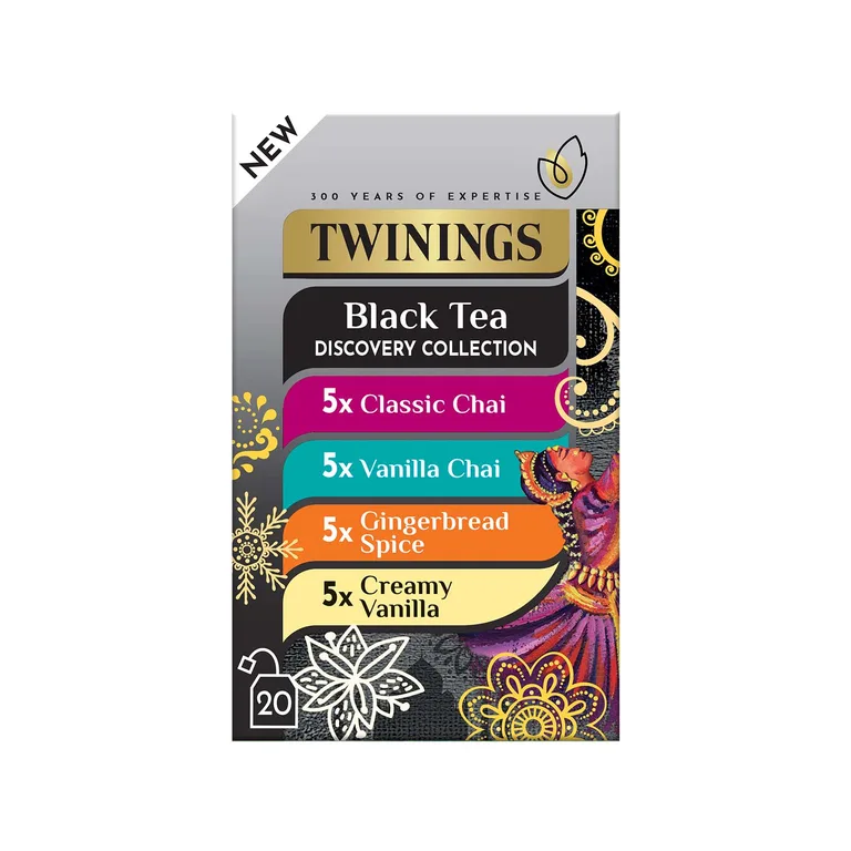 Twinings Black Tea Discovery Collection 20 Tea Bags
