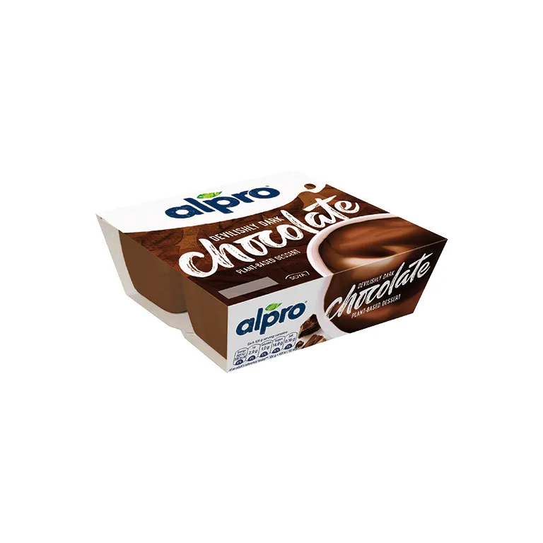 Alpro Chocolate Dairy Free Vegan Soya Dessert 4x125g