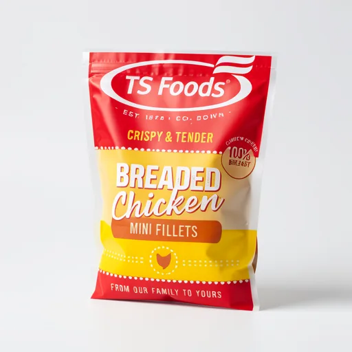 TS Foods Breaded Chicken Mini Fillets 1kg