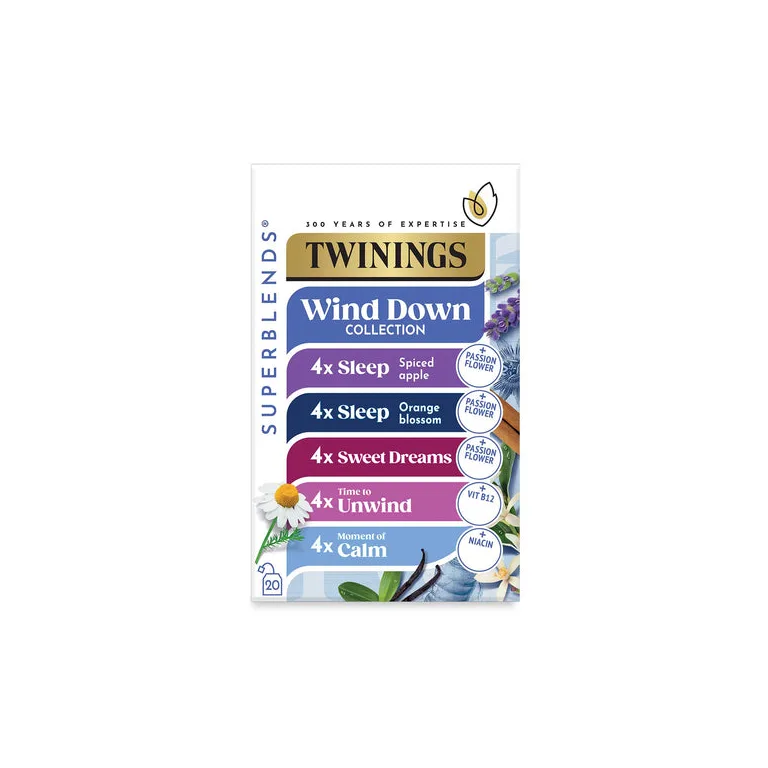 Twinings Superblends Wind Down Collection 20 Tea Bags