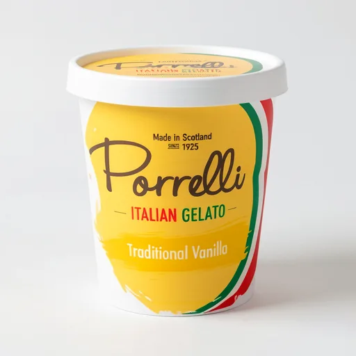 Porrelli Italian Gelato Traditional Vanilla 500ml