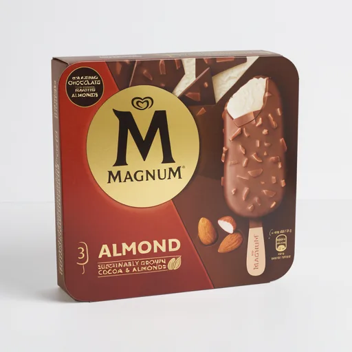 Magnum Almond Ice Cream Sticks 3x100ml 