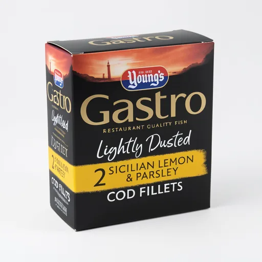 Young's Gastro 2 Sicilian Lemon & Parsley Cod Fillets 270g