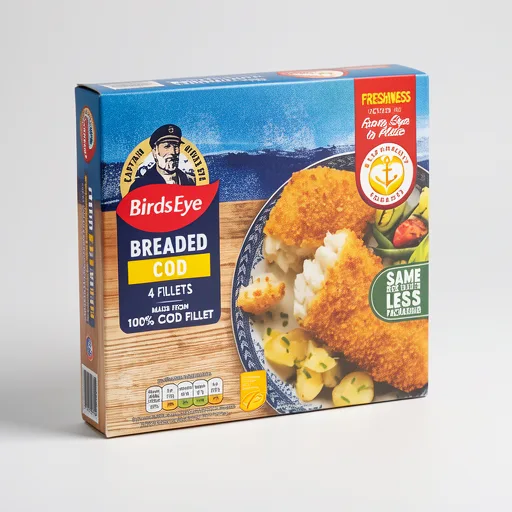 Birds Eye 4 Breaded Cod Fillets 400g