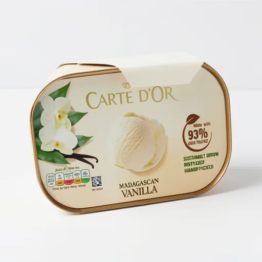 Carte D'or Madagascan Vanilla Ice Cream Tub 900ml