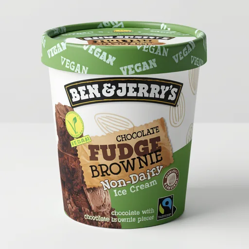 Ben & Jerry's Ice Cream Tub Non Dairy Chocolate Fudge Brownie 465ml