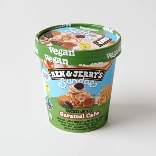 Ben & Jerry's Ice Cream Tub Non Dairy Caramel Café Sundae 427ml