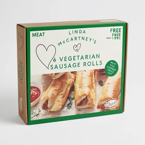 Linda McCartney's 6 Vegan Sausage Rolls 342g