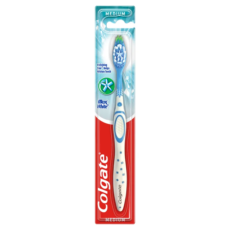 Colgate Max White Medium Manual Toothbrush Single