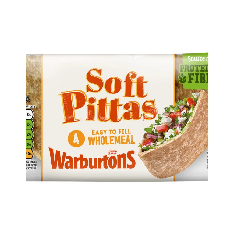 Warburtons Wholemeal Soft Pittas