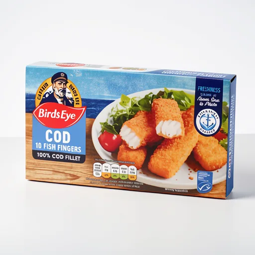 Birds Eye 10 Breaded Cod Fish Fingers 280g
