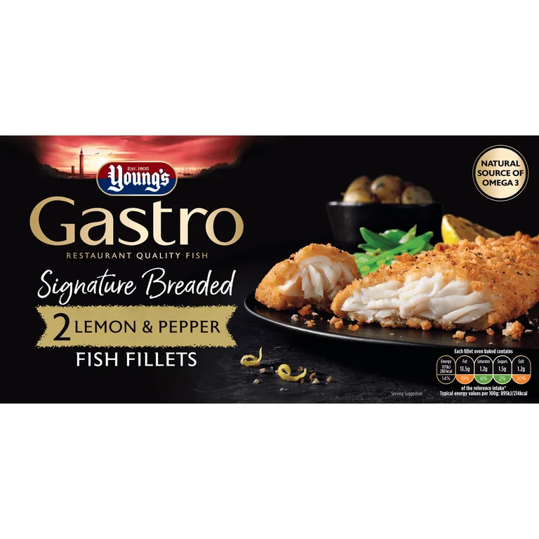 Young's 2 Paprika & Pepper Extra Large Fish Fillets 300g