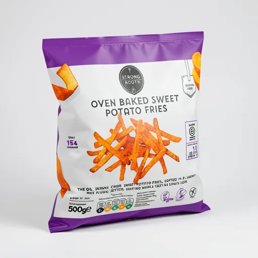 Strong Roots Oven Baked Sweet Potato Fries 500g
