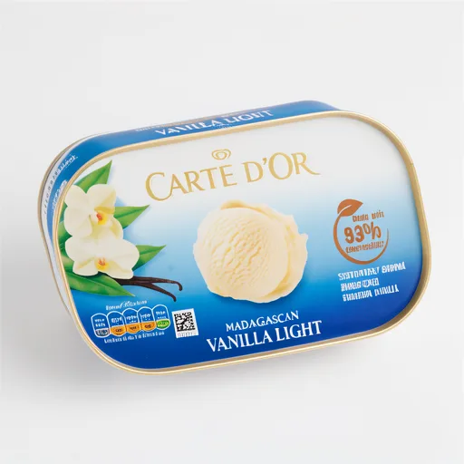 Carte D'or Madagascan Vanilla Light Ice Cream Tub
