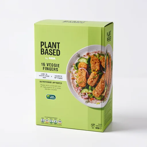 Plant Based by ASDA Plant Based 16 Veggie Fingers 452g