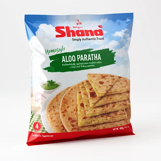 Shana Homestyle Aloo Paratha 4 Pieces 400g