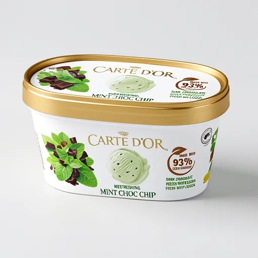 Carte D'Or Refreshing Mint Choc Chip Ice Cream Tub 900ml