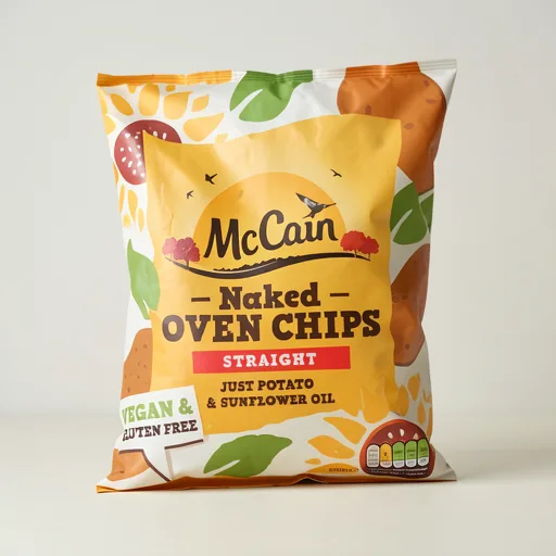 McCain Naked Oven Chips Straight Cut 900g