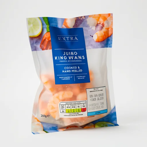 Exceptional by ASDA Cooked & Hand-Peeled Jumbo King Prawns 200g