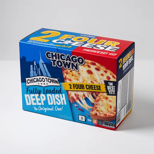 Chicago Town Deep Dish Four Cheese Pizzas 2 X 148G